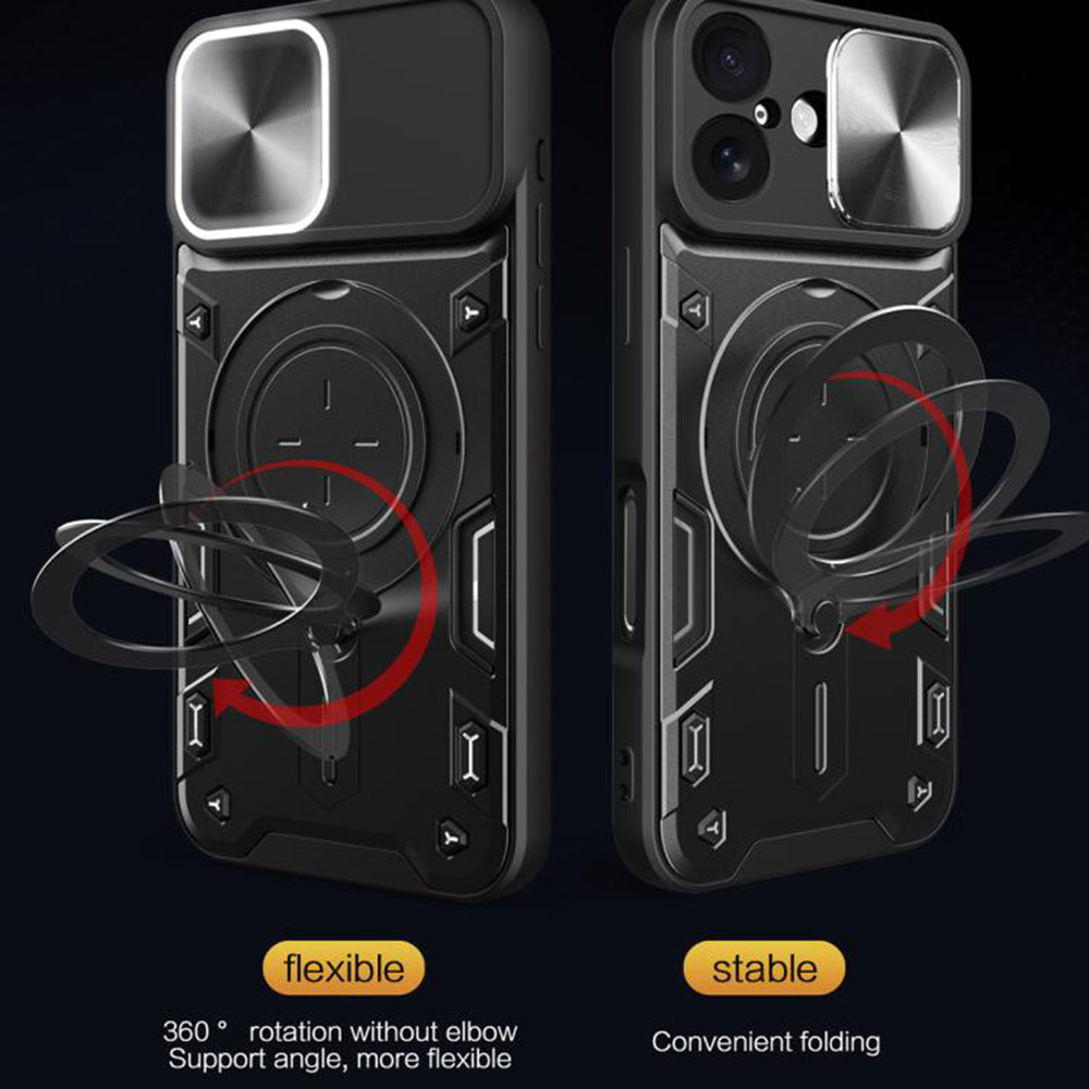 Puzdro pre Apple iPhone 17, Techsuit, CamGuard Pro, Čierne