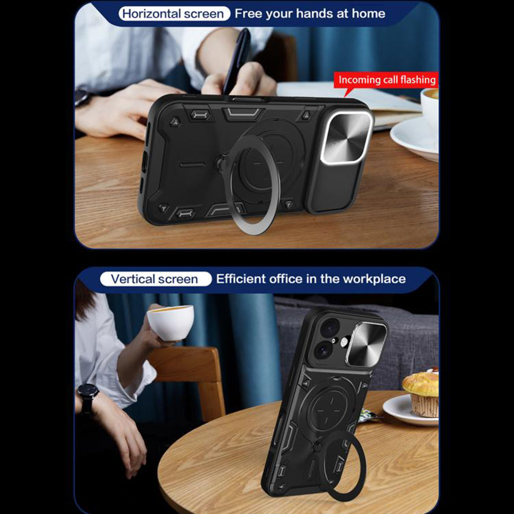 Puzdro pre Apple iPhone 17, Techsuit, CamGuard Pro, Čierne