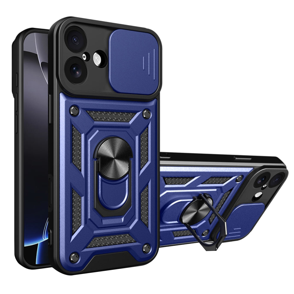 Puzdro pre Apple iPhone 17, Techsuit, CamShield, Modrá