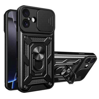 Puzdro pre Apple iPhone 17, Techsuit, CamShield, Čierne