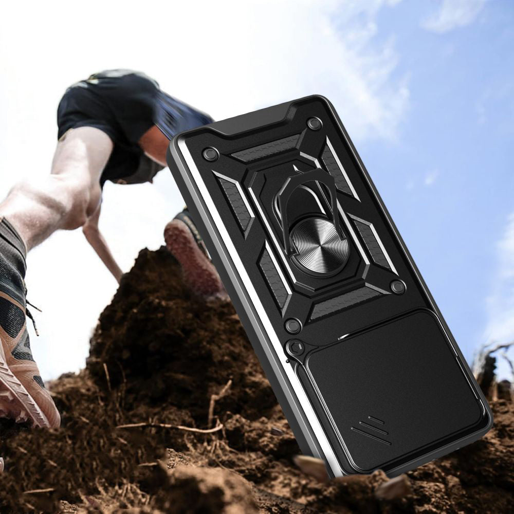 Puzdro pre Apple iPhone 17, Techsuit, CamShield, Čierne
