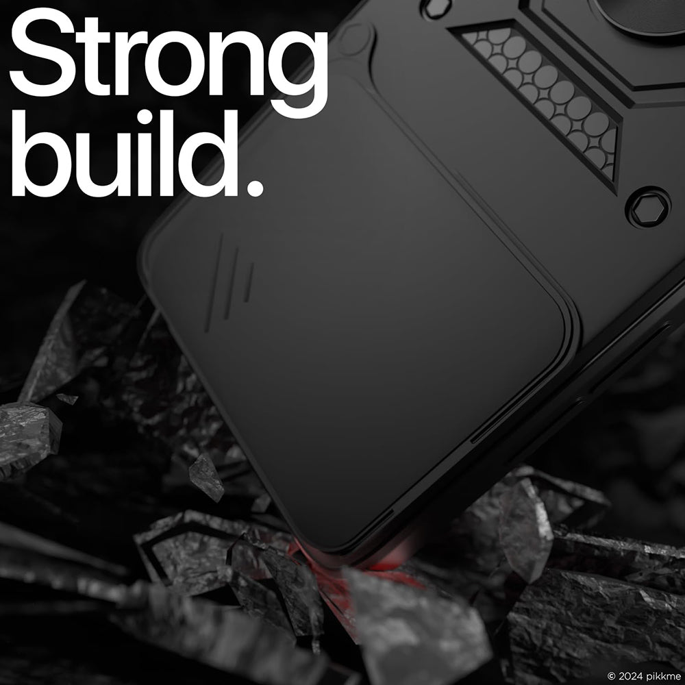 Puzdro pre Apple iPhone 17, Techsuit, CamShield, Čierne