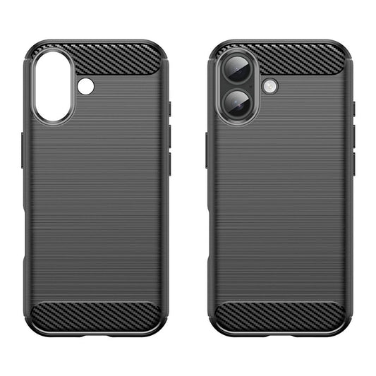 Puzdro pre Apple iPhone 17, Techsuit, Carbon, Čierne