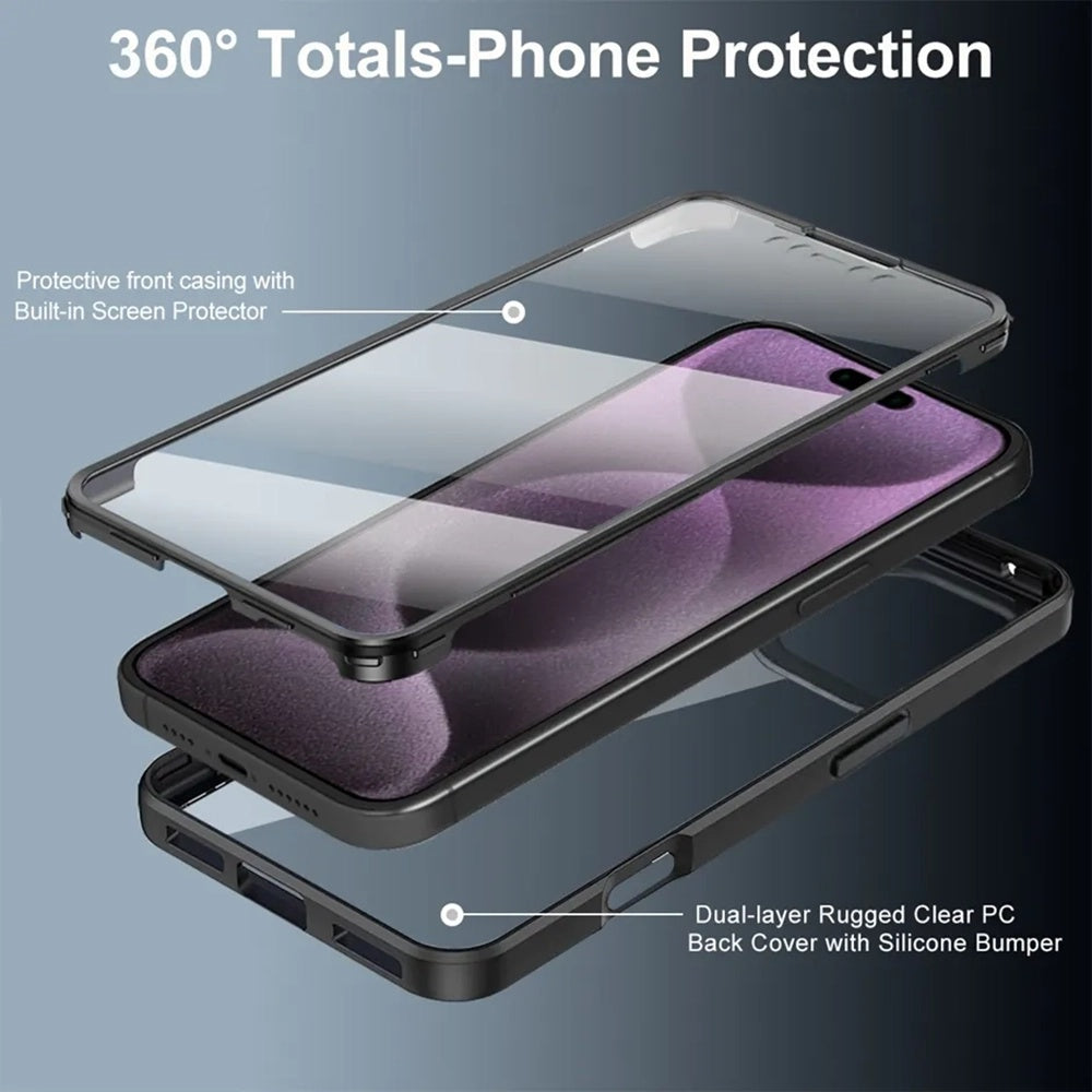 Puzdro pre Apple iPhone 17, Techsuit, ColorVerse 360, Ružová