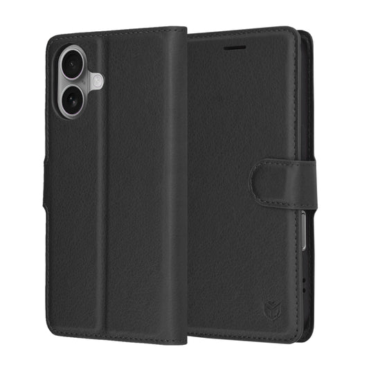 Puzdro pre Apple iPhone 17, Techsuit, Leather Folio, Čierne