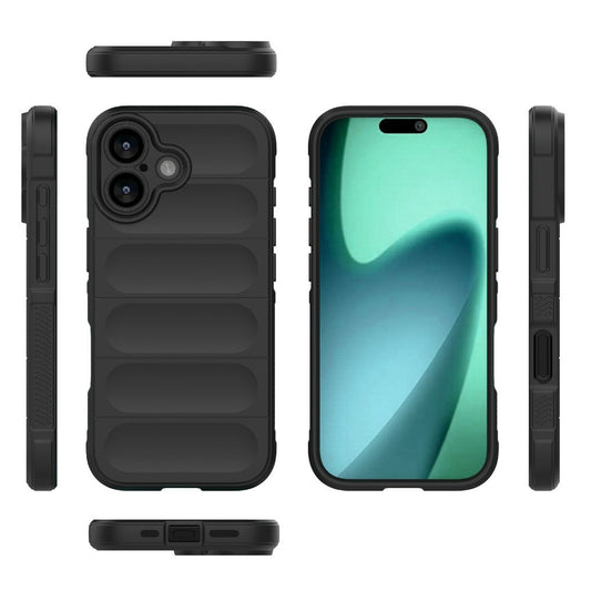 Puzdro pre Apple iPhone 17, Techsuit, Magic Shield, Čierne