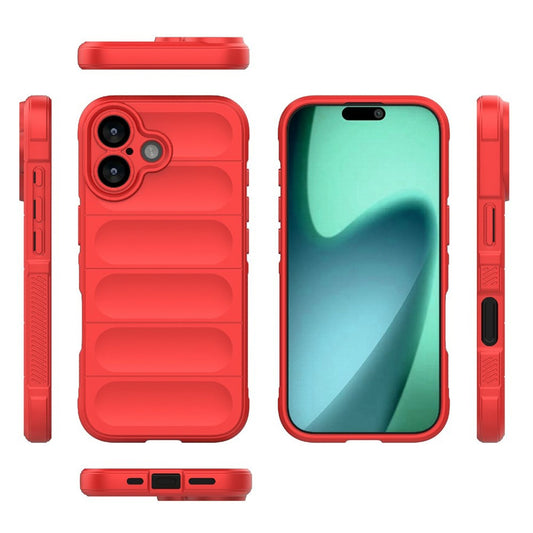 Puzdro pre Apple iPhone 17, Techsuit, Magic Shield, Červené