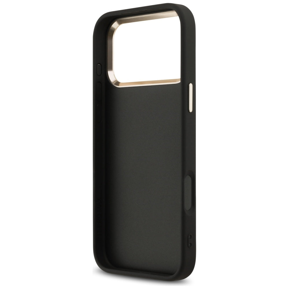 Puzdro pre Apple iPhone 18 Pro / 17 Pro, Guess, 4G Big Classic Logo, Čierne