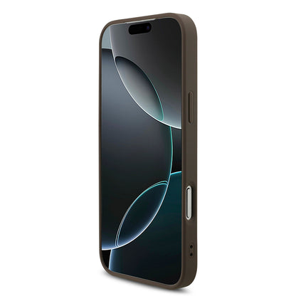 Puzdro pre Apple iPhone 18 Pro / 17 Pro, Guess, 4G Big Logo, Hnedé