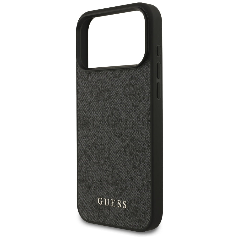 Puzdro pre Apple iPhone 18 Pro / 17 Pro, Guess, 4G Classic Logo, Čierne