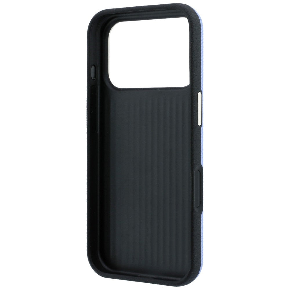 Puzdro pre Apple iPhone 18 Pro / 17 Pro, Guess, Štruktúrované veľké živicové logo, modré