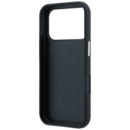 Puzdro pre Apple iPhone 18 Pro / 17 Pro, Guess, Štruktúrované veľké živicové logo, Bordové