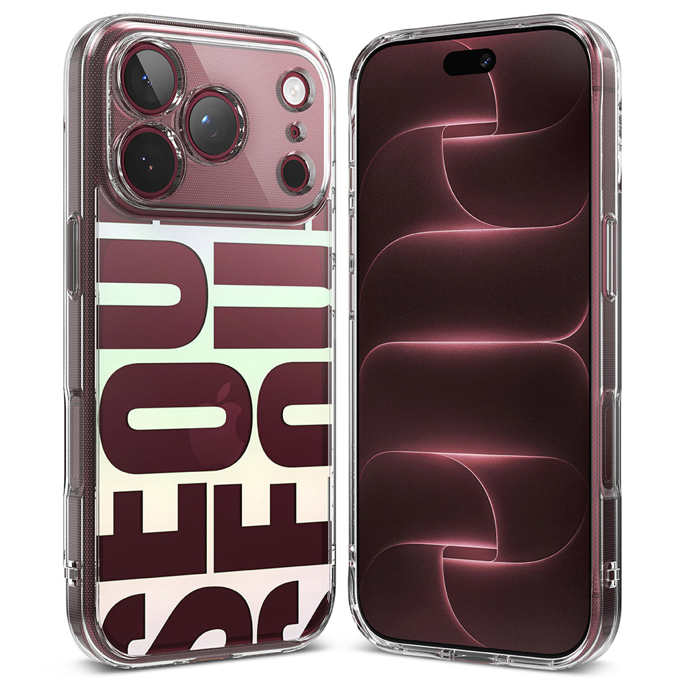 Case for Apple iPhone 18 Pro / 17 Pro, Ringke, Fusion Seoul, Burgundy
