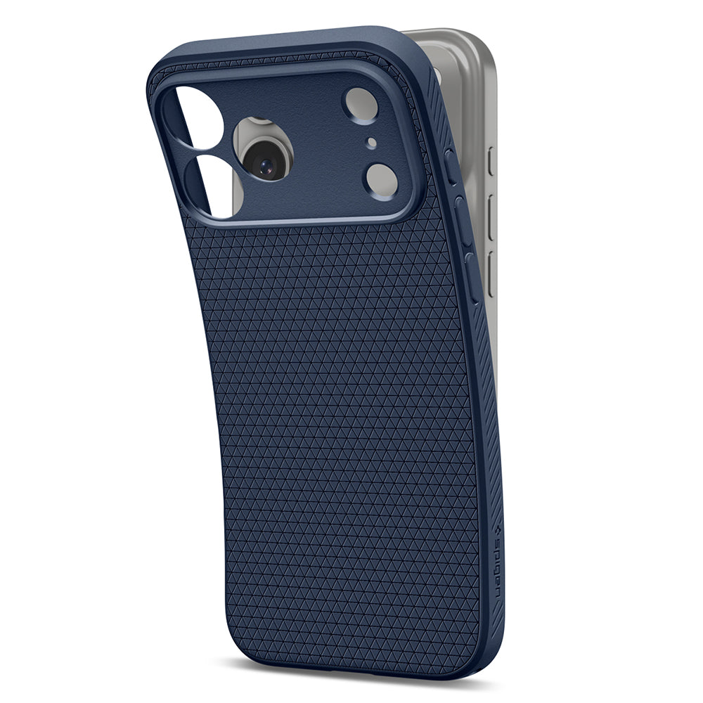 Puzdro pre Apple iPhone 18 Pro / 17 Pro, Spigen, Liquid Air, Tmavomodrá ACS12150