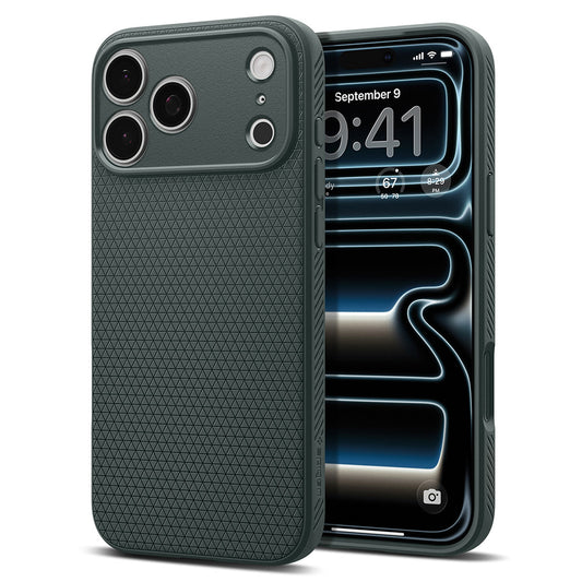 Puzdro pre Apple iPhone 18 Pro / 17 Pro, Spigen, Liquid Air, Zelené ACS12151