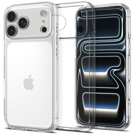 Puzdro pre Apple iPhone 18 Pro / 17 Pro, Spigen, Ultra Hybrid, Priehľadné ACS12153