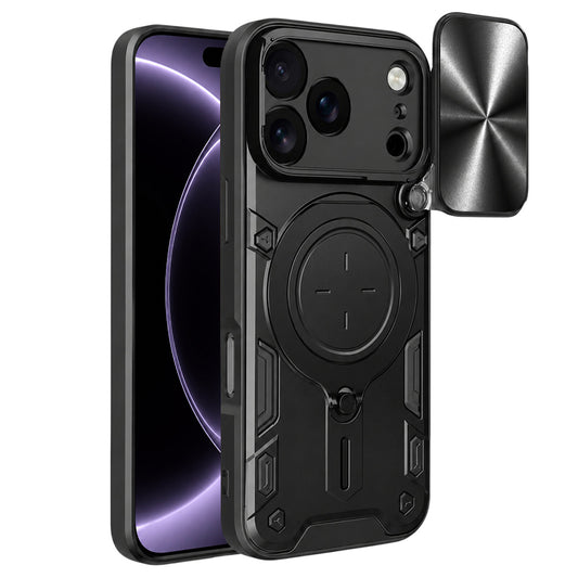 Puzdro pre Apple iPhone 18 Pro / 17 Pro, Techsuit, CamGuard Pro, Čierna