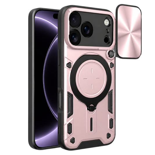 Puzdro pre Apple iPhone 18 Pro / 17 Pro, Techsuit, CamGuard Pro, Ružovo zlaté