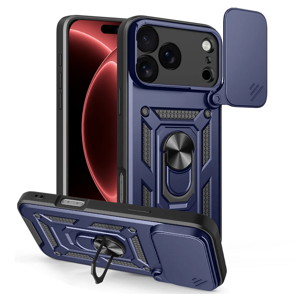 Puzdro pre Apple iPhone 18 Pro / 17 Pro, Techsuit, CamShield, Modré