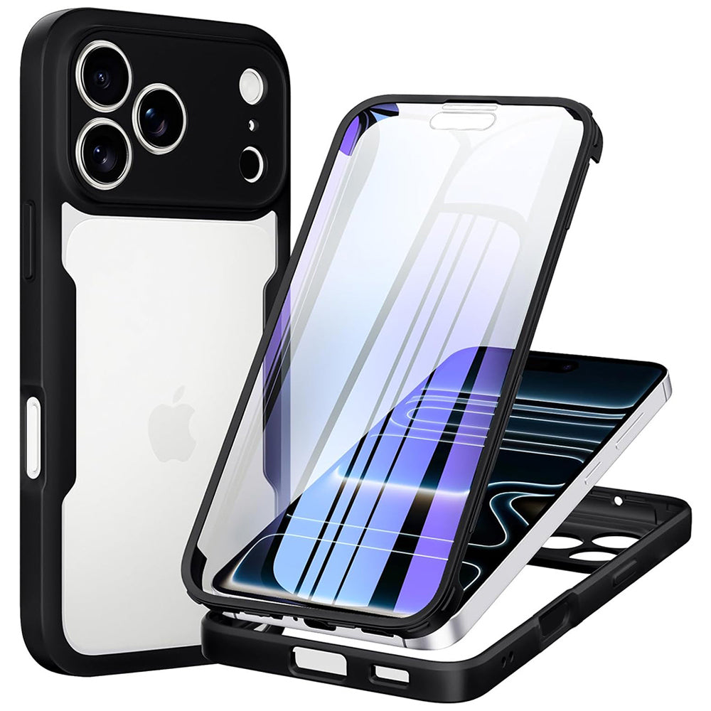 Puzdro pre Apple iPhone 18 Pro / 17 Pro, Techsuit, ColorVerse 360, Čierne