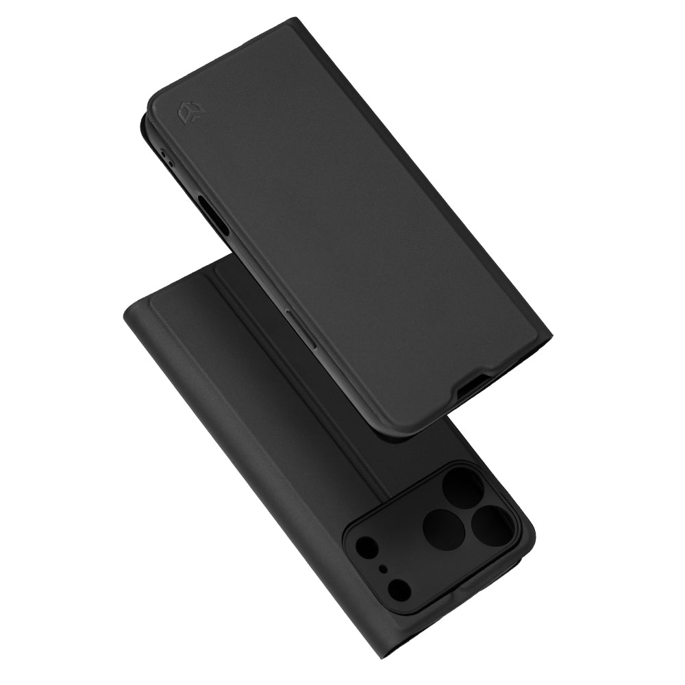 Puzdro pre Apple iPhone 18 Pro / 17 Pro, Techsuit, Magskin Book, Čierne