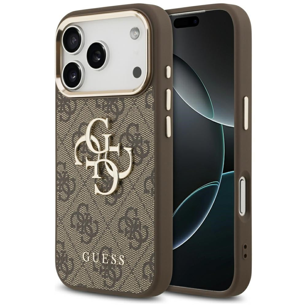 Puzdro pre Apple iPhone 18 Pro Max / 17 Pro Max, Guess, 4G Big Classic Logo, Hnedé