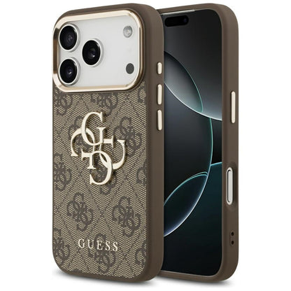 Puzdro pre Apple iPhone 18 Pro Max / 17 Pro Max, Guess, 4G Big Classic Logo, Hnedé
