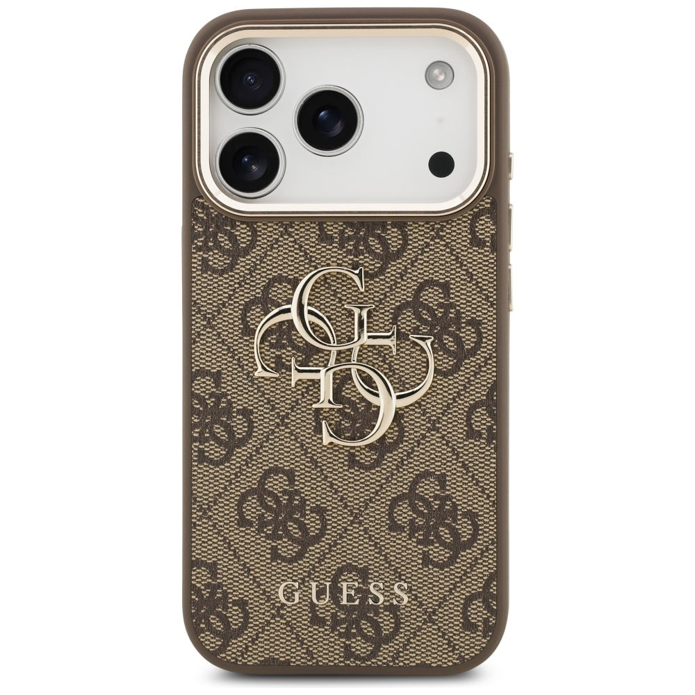 Puzdro pre Apple iPhone 18 Pro Max / 17 Pro Max, Guess, 4G Big Classic Logo, Hnedé