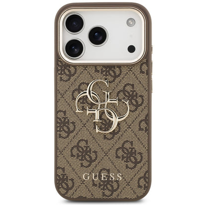 Puzdro pre Apple iPhone 18 Pro Max / 17 Pro Max, Guess, 4G Big Classic Logo, Hnedé
