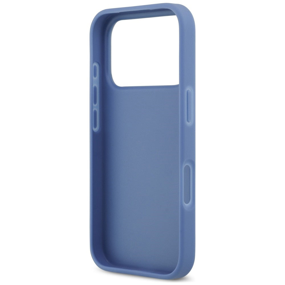Puzdro na Apple iPhone 18 Pro Max / 17 Pro Max, Guess, 4G Double Card Triangle, modré