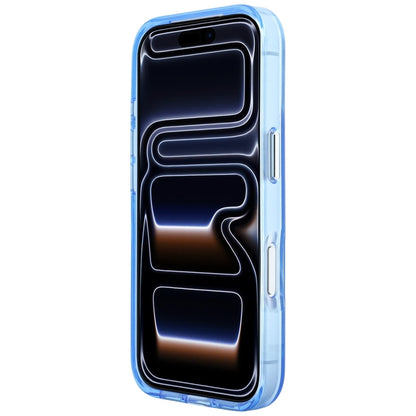Puzdro pre Apple iPhone 18 Pro Max / 17 Pro Max, Karl Lagerfeld, IML Veľký podpisový živicový logotyp s kovovým rámom, modré