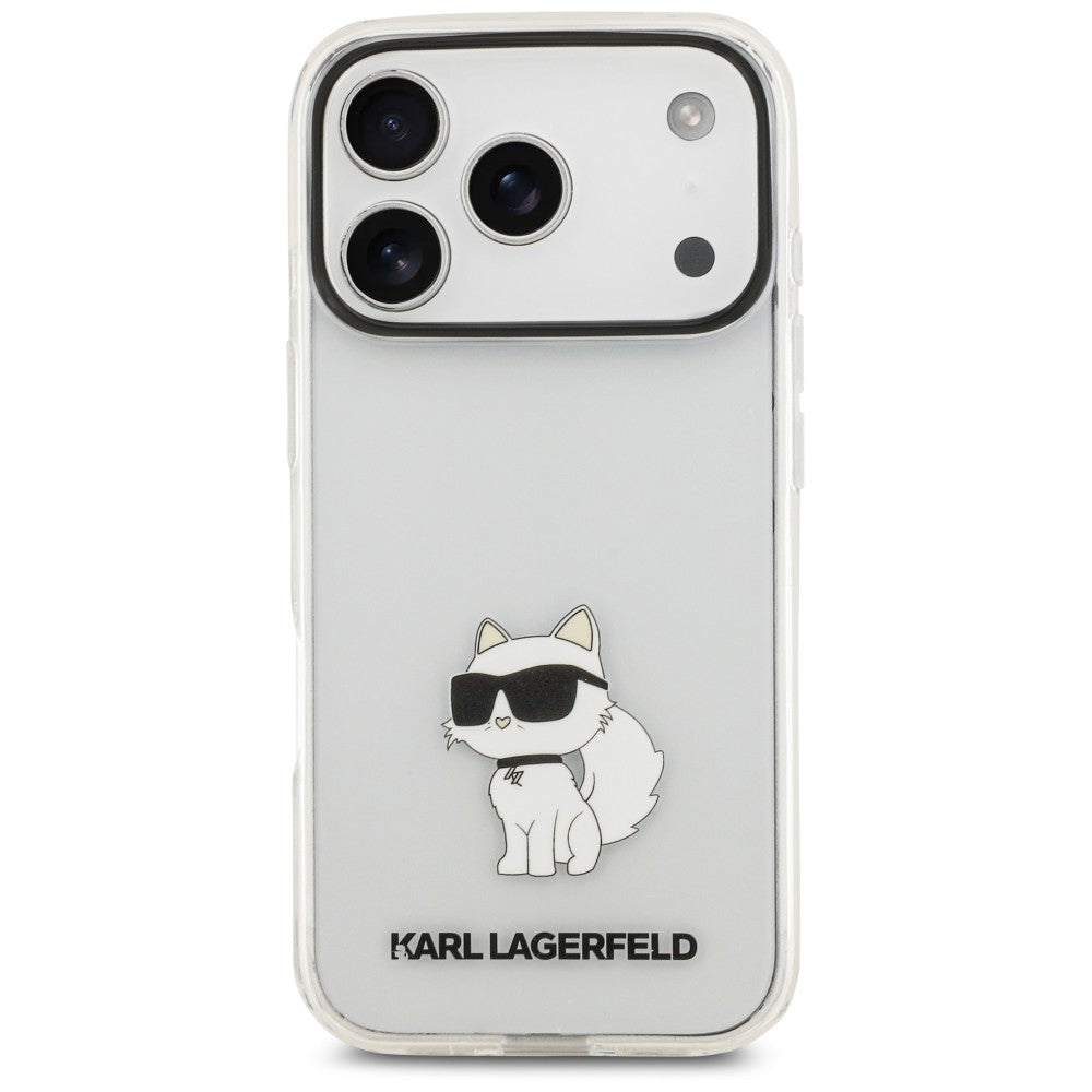 Puzdro na Apple iPhone 18 Pro Max / 17 Pro Max, Karl Lagerfeld, IML Choupette NFT, priehľadné