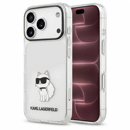 Puzdro na Apple iPhone 18 Pro Max / 17 Pro Max, Karl Lagerfeld, IML Choupette NFT, priehľadné