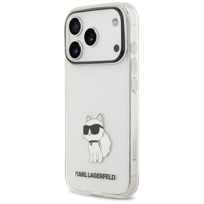 Puzdro na Apple iPhone 18 Pro Max / 17 Pro Max, Karl Lagerfeld, IML Choupette NFT, priehľadné