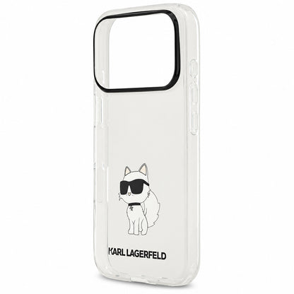 Puzdro na Apple iPhone 18 Pro Max / 17 Pro Max, Karl Lagerfeld, IML Choupette NFT, priehľadné