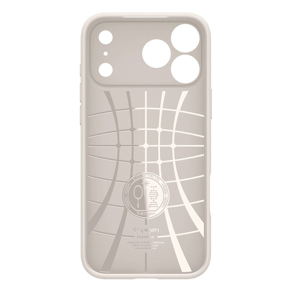 Puzdro pre Apple iPhone 18 Pro Max / 17 Pro Max, Spigen, Liquid Air, Béžová ACS12114