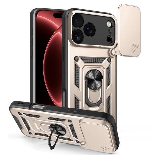 Puzdro pre Apple iPhone 18 Pro Max / 17 Pro Max, Techsuit, CamShield, Zlaté