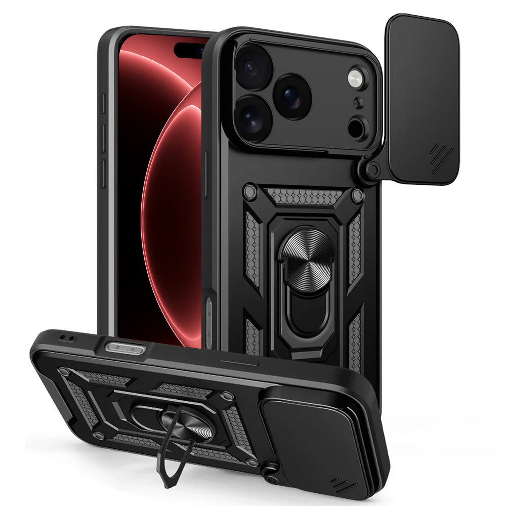 Puzdro pre Apple iPhone 18 Pro Max / 17 Pro Max, Techsuit, CamShield, Čierne