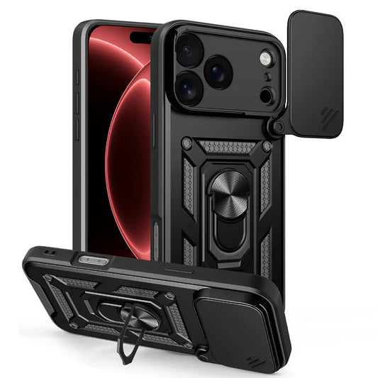 Puzdro pre Apple iPhone 18 Pro Max / 17 Pro Max, Techsuit, CamShield, Čierne