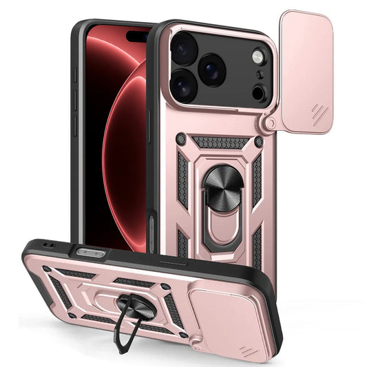 Puzdro pre Apple iPhone 18 Pro Max / 17 Pro Max, Techsuit, CamShield, Ružovo zlaté