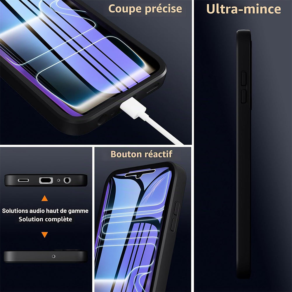 Puzdro pre Apple iPhone 18 Pro Max / 17 Pro Max, Techsuit, ColorVerse 360, Čierna