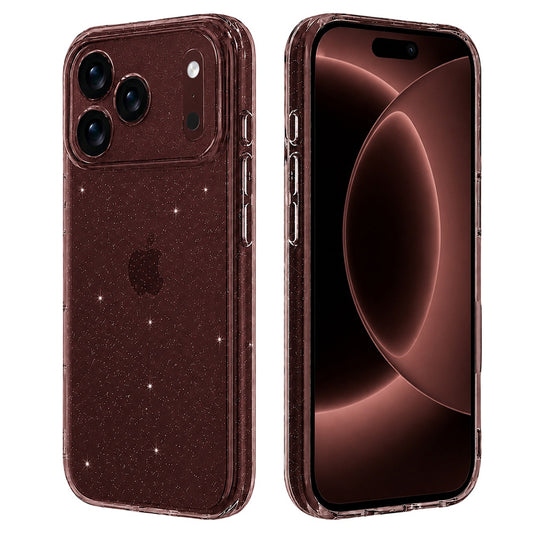 Puzdro pre Apple iPhone 18 Pro Max / 17 Pro Max, Techsuit, SparkleSkin, Priehľadné