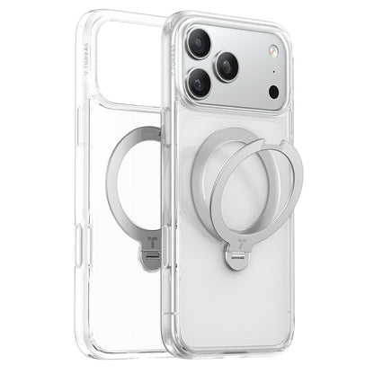 MagSafe puzdro pre Apple iPhone 18 Pro Max / 17 Pro Max, Torras, Ostand Spin, priehľadné