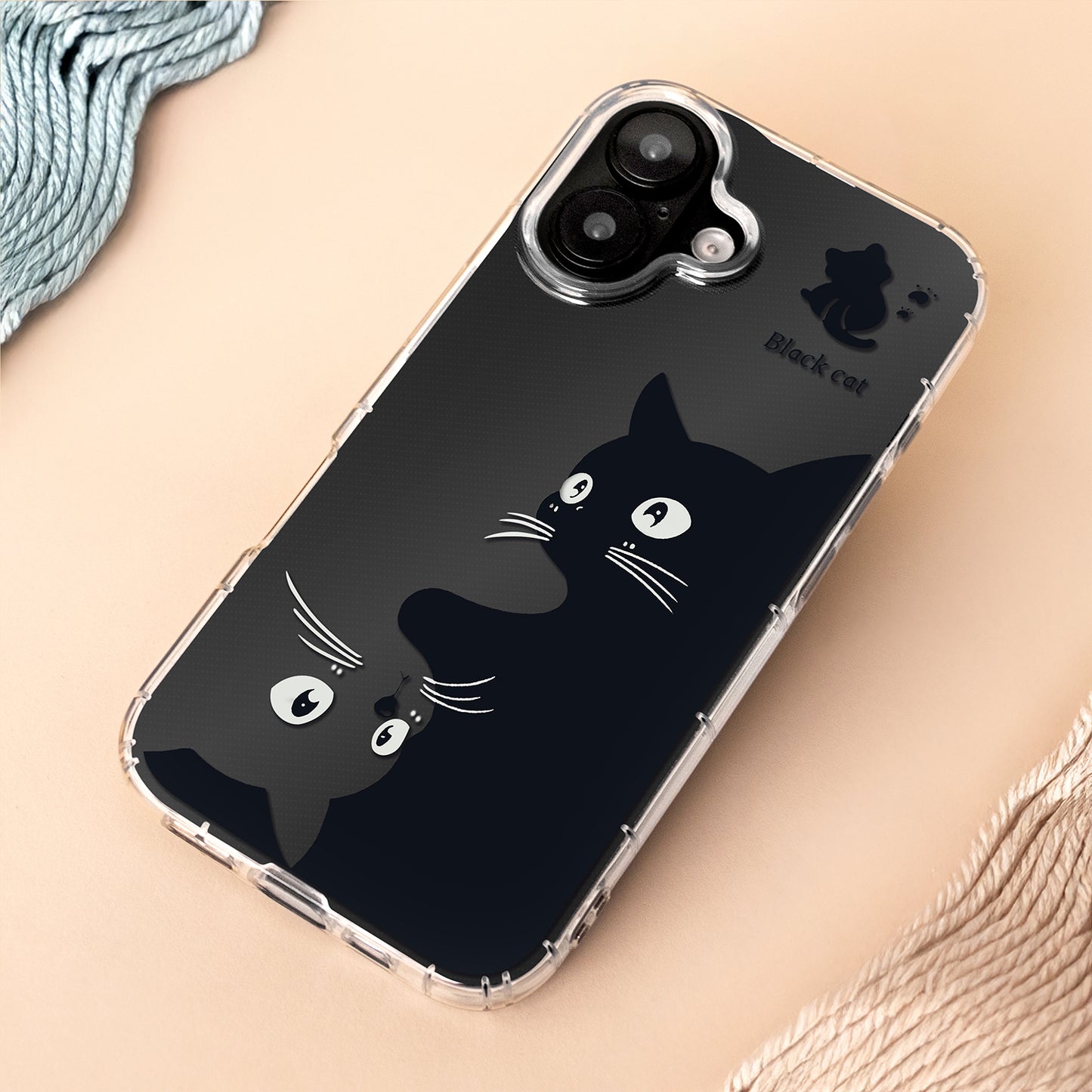 Puzdro pre Apple iPhone 17 Pro Max, OEM, Ultra Trendy Cat, Čierne