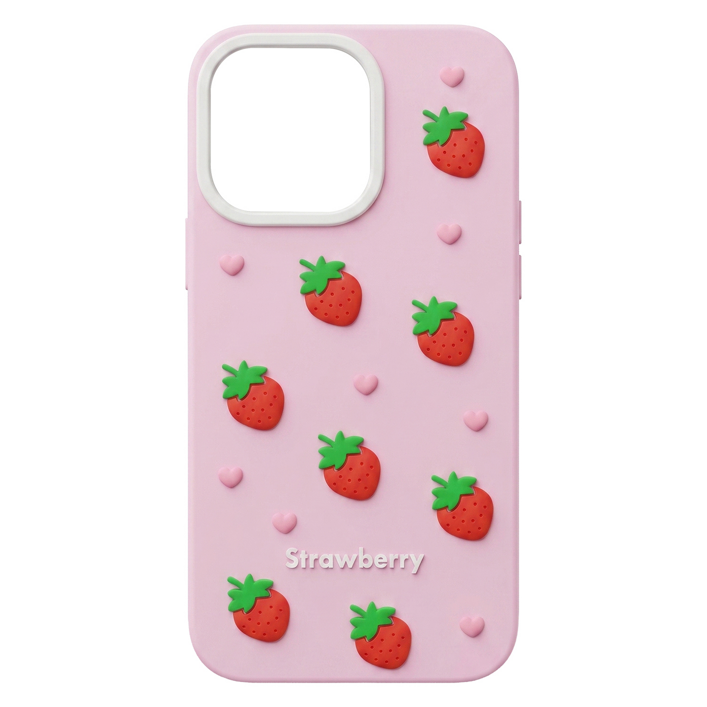Puzdro pre Apple iPhone 17 Pro Max, OEM, Jahoda, Ružové