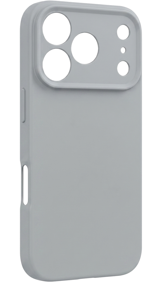 Obal pre Apple iPhone 17 Pro Max, OEM, silikón, sivý
