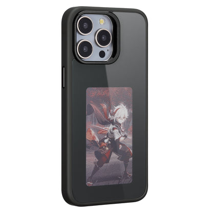 Puzdro pre Apple iPhone 15 Pro Max, OEM, prispôsobený E-Ink displej, čierne