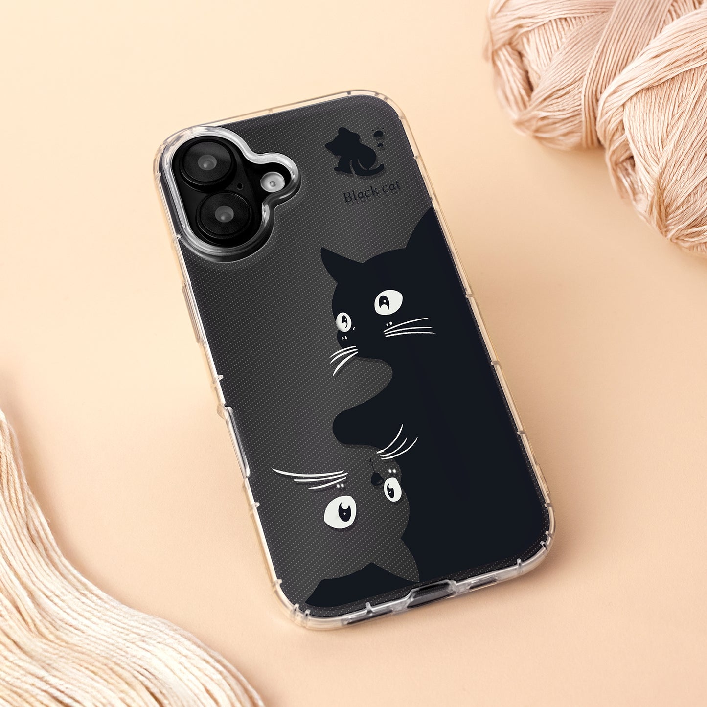 Puzdro pre Apple iPhone 17 Pro Max, OEM, Ultra Trendy Cat, Čierne