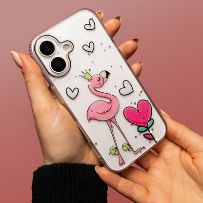 Case for Apple iPhone 16 Pro, OEM, Ultra Trendy Love 2, Multicolor