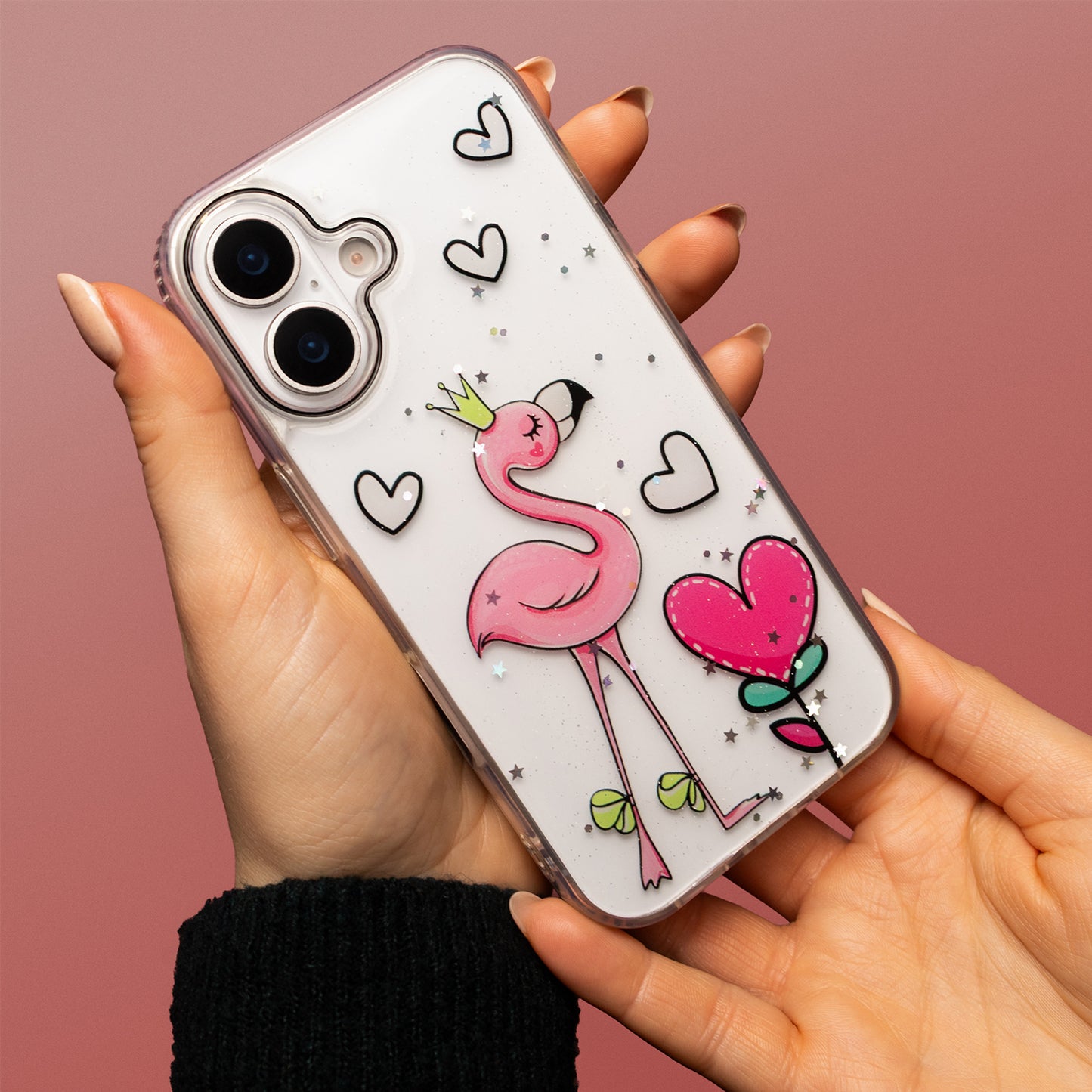 Case for Apple iPhone 17 Pro, OEM, Ultra Trendy Love 2, Multicolor